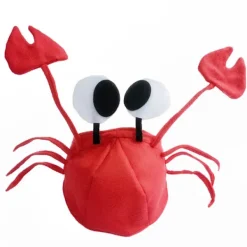 Jettbuying Röda hummer krabba sjödjur hatt rolig julklapp kostym Ac onesize><noscript><img width=
