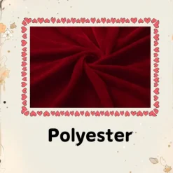 Rödluvan-kappa i sammet för Halloween & Cosplay - Vinröd med svart kant[ZHE] 80CM><noscript><img width=