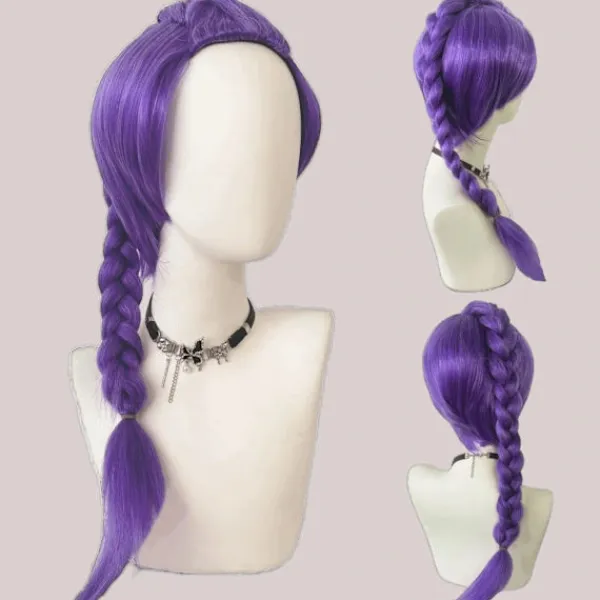 BästaGåva REA Demon K-pop Hunters Kostym Rumi Peruk Mira Zoe Realistisk Anime Cosplay Peruk för Cosplay Konvent> Peruker