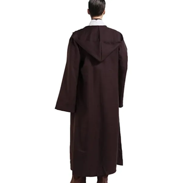 BästaGåva REA Halloween-dräkt för vuxna, hoodies, mantel, cosplay-kappor, huva med brun S> Dräkter