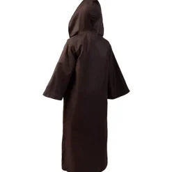 BästaGåva REA Halloween-dräkt för vuxna, hoodies, mantel, cosplay-kappor, huva med brun S> Dräkter