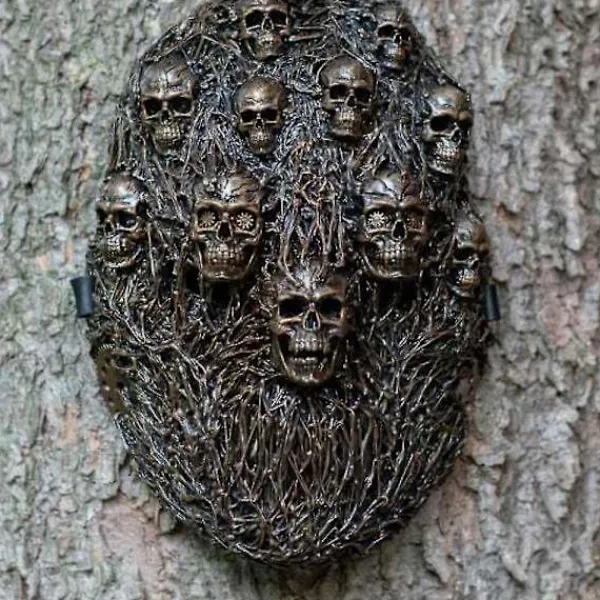 Realismtisk Latex Full Face Skalle Mask Halloween Cosplay Fest Fancy Dress> Masker