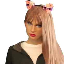 Realist Mask för Vuxna Maskerad En Annan Jag - Ungdomshud Semester Rolig Mask Super Mjuk Latex Silikon Cosplay Mask Spille Joke Trick> Masker