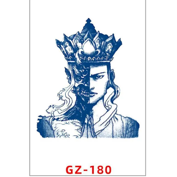 Realistic Temporary Tattoo Sticker Waterproof Long Lasting Diy Fake Tattoo Great Gifts For Women Men> Smink