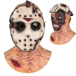 Realistisk Jason Voorhees Hockeymask för Vuxen Halloween Cosplay[JSR]> Masker