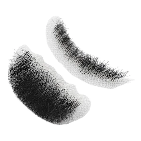Realistisk Svart Återanvändbar Prestanda Mustasch> Smink