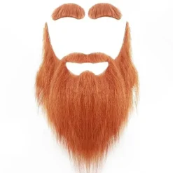 Realistiska ansiktshårset för män och kvinnor för Halloween Cosplay Kostymtillbehör> Tillbehör