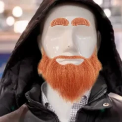 Realistiska ansiktshårset för män och kvinnor för Halloween Cosplay Kostymtillbehör> Tillbehör