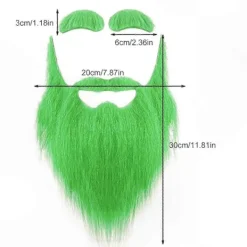 Realistiska ansiktshårset för män och kvinnor för Halloween Cosplay Kostymtillbehör><noscript><img width=