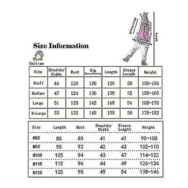 Regenboghorn Monster Stitch Kläder Pyjamas Jumpsuit Sovkläder Djur Huvtröja - Perfekt .. 85cm> Dräkter