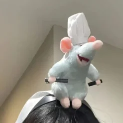 Remy Ratatouille Hårband/ Axelsittande Chef Remy Plyschleksak Hårband Halloween Kostym Huvudbonad><noscript><img width=