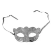 Retro Mask för Män Halloween Antik Silver Guld Venetianskt Mardi Gras Maskeradfest Bollmask (Silver)> Masker