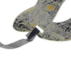 Retro Mask för Män Halloween Antik Silver Guld Venetianskt Mardi Gras Maskeradfest Bollmask (Silver)><noscript><img width=