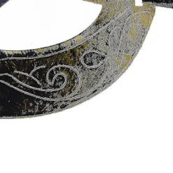 Retro Mask för Män Halloween Antik Silver Guld Venetianskt Mardi Gras Maskeradfest Bollmask (Silver)><noscript><img width=