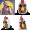 Richard Rooster Mask Hotline Miami Spel Cosplay Prop Latex Halloween Mask Vuxen ny> Masker