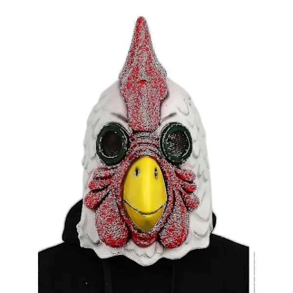 Richard Rooster Mask Hotline Miami Spel Cosplay Prop Latex Halloween Mask Vuxen ny> Masker
