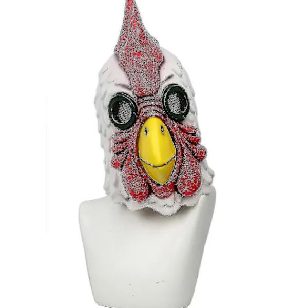 Richard Rooster Mask Hotline Miami Spel Cosplay Prop Latex Halloween Mask Vuxen ny> Masker