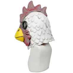 Richard Rooster Mask Hotline Miami Spel Cosplay Rekvisita Latex Halloween Mask Vuxen><noscript><img width=