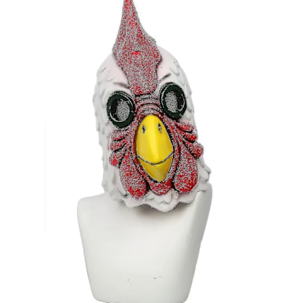 Richard Rooster Mask Hotline Miami Spel Cosplay Rekvisita Latex Halloween Mask Vuxen> Masker