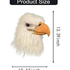 Örnmask, Rolig Djur Örnhuvudmask, Nyskapande Latex Höknäsa Masker För Vuxna Festrekvisita 2024THO> Masker