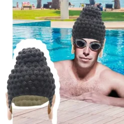 Rolig Badmössa för Vuxna Emulsionsmaterial Badmössa xcm/xin Badmössa Lämplig För Poolparty Vattentät Försegling> Huvudbonader
