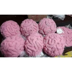 Rolig Parodi Skräck Hjärna Hatt Virkad Stickad Mössa Hatt Vuxen Barn Vinter Fruktansvärd Hjärna Halloween Cosplay Rekvisita Ks7><noscript><img width=