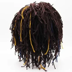 Rolig peruk skägg hatt handgjord mössa Rasta hatt med dreadlocks><noscript><img width=