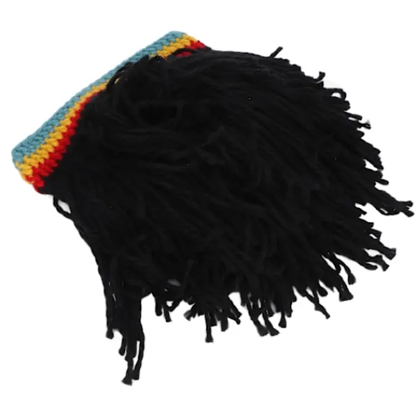 Rolig Perukmössa Hög Elasticitet Håller Varmt Stickad Mössa Med Dreadlocks Till Jul Halloween> Huvudbonader