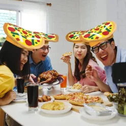 ATELA Rolig pizzahatt, 1 st, roliga Halloween-kostymtillbehör, pizza><noscript><img width=