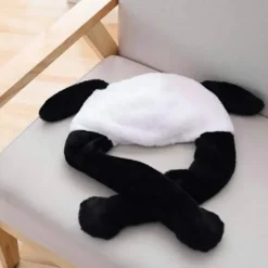 Rolig plyschdjur öronmössa barn rörliga öron rollspel kostym rolig present till barn> Huvudbonader