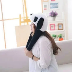 Rolig plyschdjur öronmössa barn rörliga öron rollspel kostym rolig present till barn><noscript><img width=