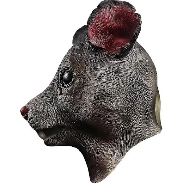 Rolig Tecknad Råtta Mask Halloween Djur Mus Cosplay Latex Masker Zoo Party Maskerad Kostym Rekvisita> Masker