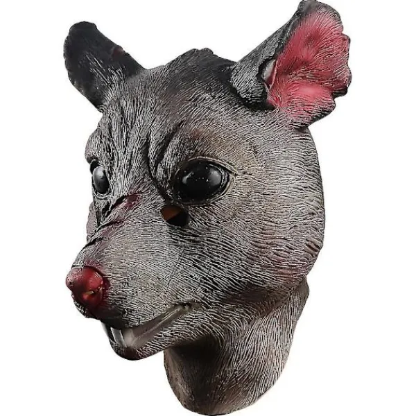 Rolig Tecknad Råtta Mask Halloween Djur Mus Cosplay Latex Masker Zoo Party Maskerad Kostym Rekvisita> Masker