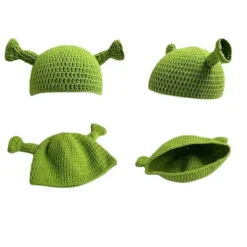 Rolig Ullhatt i Shrek-Stil, ZQKLA> Huvudbonader