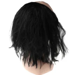 Roliga Cosplay Flintskalliga Peruker för Halloween Maskeradfest Svart/Vit 2025:e><noscript><img width=