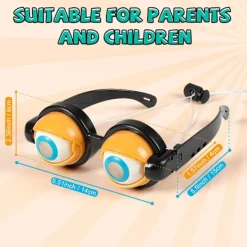 Roliga Glasögon för Vuxna Galna Ögon Glasögon Googly Ögon Glasögon Vuxenstorlek Dumma Solglasögon Med Blinkande Ögonboll På Dem><noscript><img width=