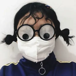 Roliga Glasögon Tecknad Rörlig Ögonglob Nyhet Unisex Lätta Elastiska Ben Skakande Jätteöga Individuella Bal Glasögon Skämt Leksak><noscript><img width=