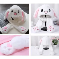 Roliga kvinnor flickor plysch djuröron födelsedag mössor leksaker Movin><noscript><img width=