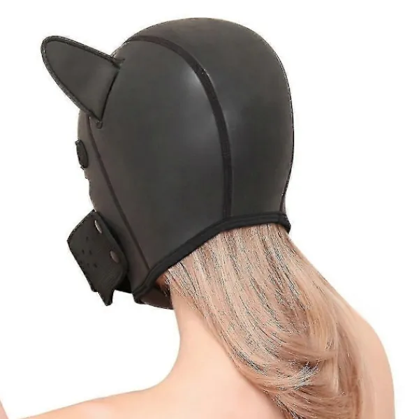 Rollspels Hundmask Helhuvud med Mask#vit> Masker