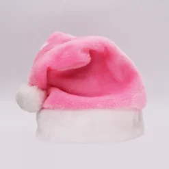 Rosa Plysch Jultomtehatt> Huvudbonader