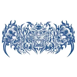 Örtjuice Tatuering Dekaler Bröst Dekaler Vattentäta Dekaler Bröst Sexig Håller Midjan Veckor U0N1> Smink