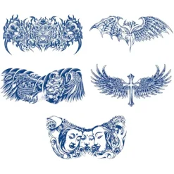 Örtjuice Tatuering Dekaler Bröst Dekaler Vattentäta Dekaler Bröst Sexig Håller Midjan Veckor U0N1><noscript><img width=