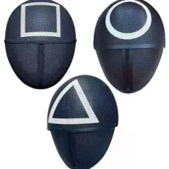 RU-Squid Game Mask Mix | Triangel+Rund+Fyrkant 3st-Julklappar> Masker