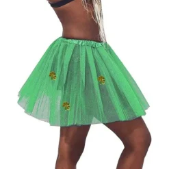 RU-St Patrick's Day Grön Rutig Hatt och Fluga Irländsk Fest><noscript><img width=