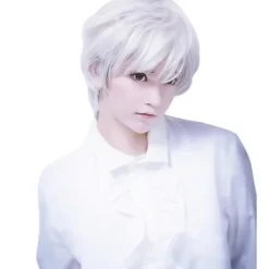 RU-Vuxen Herr Peruk Kort Boy Band Peruk Vit Kort Perfekt><noscript><img width=