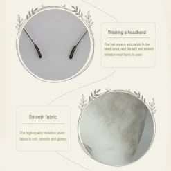 Räv, katt, långt päls, öron, hår, huvudbonad, varg, djur, anime, Halloween KLB><noscript><img width=