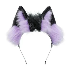 Räv Varg Katt Hund Öron Pannband Hårband Halloween Kostymfest Huvudbonad Present Style 3> Huvudbonader