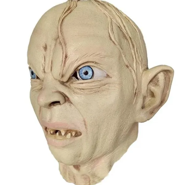 Sagan om ringen Gollum Mask Halloween Huvudbonader> Masker