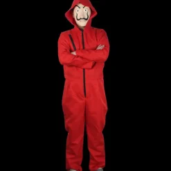 Salvador Dali La Casa De Papel Cosplay Money Heist Jumpsuit Endast Kostym L><noscript><img width=