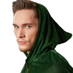 tectake Sammetscape med huva><noscript><img width=